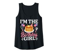 Womens I'm The Birthday Girl Pancake Lover Celebration Tank Top