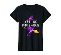 Womens I'm The Funny Witch Matching Group Halloween T-Shirt