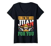 Women's I'm The Juan for You Funny Married Lovers Country Mexico Tee V-Neck T-Shirt