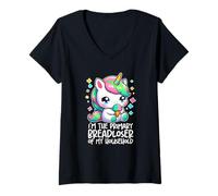 Women's I'm The Primary Breadloser of My Household V-Neck T-Shirt