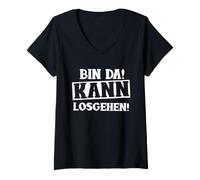 Women's I'm There can go V-Neck T-Shirt