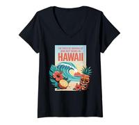 Womens I'm Tired Of Waking Up And Not Being In Hawaii V-Neck T-Shirt