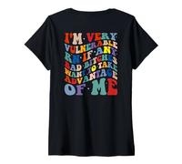 Womens I'm Very Vulnerable rn If Any Goth Girl Take Advantage Of Me V-Neck T-Shirt