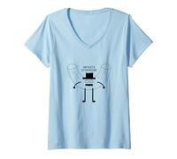 Womens Impasta Syndrome Funny Pasta Pun V-Neck T-Shirt