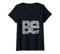 Womens in a World Where You can be Anything be Kind T-Shirt V-Neck T-Shirt