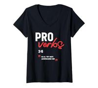 Women's in All Thy Ways Acknowledge Him Proverbs 3:6 Bible Verse V-Neck T-Shirt