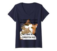 Womens In Ancient Times Cats Were Worshipped As Gods Calico Cat V-Neck T-Shirt