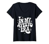 Women's in My Ayeeyo Era, Somali Grandmother V-Neck T-Shirt