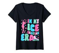 Women's in My Ice Skating Era Skateboarding Skateboard Dancing V-Neck T-Shirt