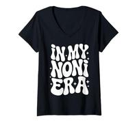 Women's in My Noni Era, Funny Grandma Nickname V-Neck T-Shirt