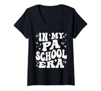 Womens in My PA School Era, Funny Physician Assistant Student V-Neck T-Shirt