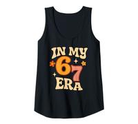 Womens in My Six Seven Era - Funny Retro Groovy Italian Brainrot Tank Top