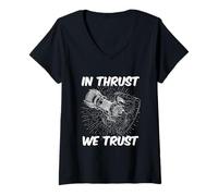 Women's in Thrust WE Trust V-Neck T-Shirt