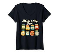 Womens Inclusion Is My Jam Neurodiversity Kindness Empower Teacher V-Neck T-Shirt