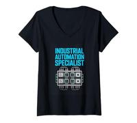 Women's Industrial Automation Specialist Control Systems Engineer V-Neck T-Shirt