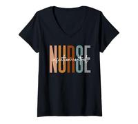 Womens Infection Control Nurse Team Squad Crew Matching Nursing V-Neck T-Shirt