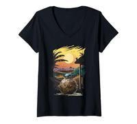Womens Insect Insect Dung Beetle Nature Woman Man Child Girl Boy V-Neck T-Shirt