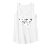 Womens Inspirational Quote Remember Your Why Motivational Positive Tank Top