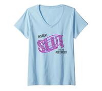 Womens Instant Slut Just Add Alcohol!! Apparel V-Neck T-Shirt