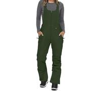 Womens Insulated Ski Bibs Waterproof Snow Pants Windproof Overalls Pant with Detachable Suspenders Ski Trousers Womens Waterproof Insulated Thermal Snow Overalls Ladies Outdoor Snowboard Bibs Pants