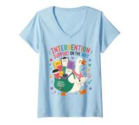 Women's Intervention Support On The Way Interventionist Goose V-Neck T-Shirt