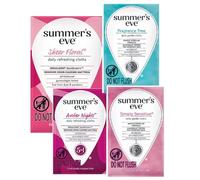 Women's intimate cleaning, feminine wash wipes + King Combo QR code (Summer's Eve Lovers (8 assorted wipes))
