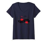 Womens Introverted But Willing To Discuss True Crime V-Neck T-Shirt