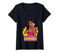Womens Invest in Your Dream Grind Now Shime Later Melanin Queen V-Neck T-Shirt