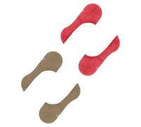 Burlington Women's Everyday Multipack W In Cotton No-Show Plain 2 Pairs Liner Socks, Red Coral 8542, 2.5-3.5