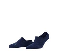 FALKE Women's Keep Warm W In Wool No-Show Plain 1 Pair Liner Socks, Blue Dark Sapphire 6278, 2.5-3.5
