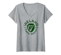 Women's Ireland Celtic Nation Established 1541 V-Neck T-Shirt