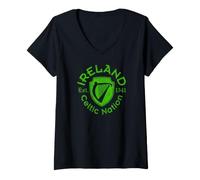 Women's Ireland Celtic Nation Established 1541 V-Neck T-Shirt