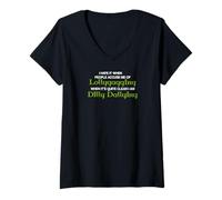 Women's Irish Dilly Dallying V-Neck T-Shirt