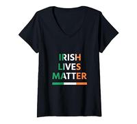 Womens Irish Lives Matter T-Shirt V-Neck T-Shirt