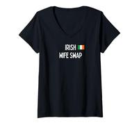 Womens Irish Wife Swap - sexy gift for men and woman V-Neck T-Shirt