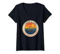 Women's Ironic Padel Player Glasswall Funny Quote V-Neck T-Shirt