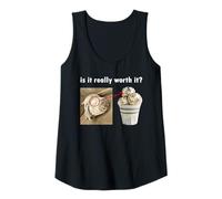 Womens is It Really Worth It Silly Seal Meme Tank Top
