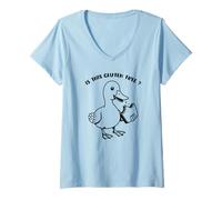 Womens is This Gluten Free, Celiac Disease Funny Goose Gluten Free V-Neck T-Shirt