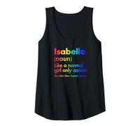 Womens Isabella Like A Normal Girl Only Cooler Queen First Name Tank Top