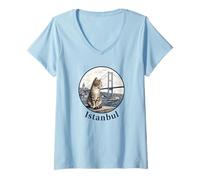 Women's Istanbul Turkey Sketch/Istanbul V-Neck T-Shirt
