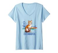 Women's Istanbul Turkey Sketch/Istanbul V-Neck T-Shirt