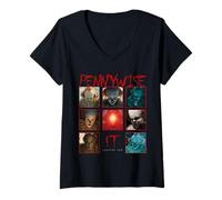 Women's IT (2019) Pennywise Squares V-Neck T-Shirt