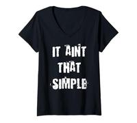 Women's It Ain't That Simple V-Neck T-Shirt