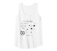 Womens It is for Freedom That Christ Has Set Us Free Galatians 5:1 Tank Top