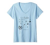 Womens It is for Freedom That Christ Has Set Us Free Galatians 5:1 V-Neck T-Shirt