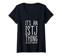 Womens It’s an ISTJ Thing Personality Type Logistician Logic V-Neck T-Shirt