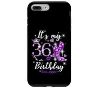 Womens It’s My 36th Birthday Queen Est 1990 36 Years Old Case for iPhone 7 Plus/8 Plus
