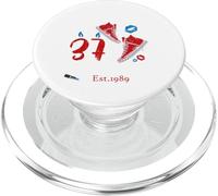 Womens It’s My 37th Birthday Sneakers Est 1989 37 Years Old PopSockets PopGrip for MagSafe