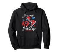 Womens It’s My 49th Birthday Sneakers Est 1977 49 Years Old Pullover Hoodie