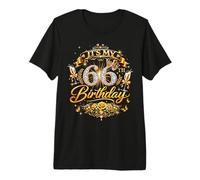 Womens It’s My 66th Birthday 66 Years Old Birthday Queen Premium T-Shirt